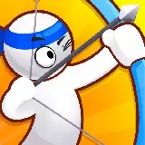 Stickman Archer: Shooting Arrows at Reds